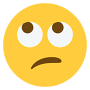 Emoji 🙄 Faccina Con Occhi Al Cielo su Twitter Twemoji 12.1.3.