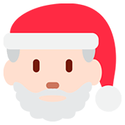 Émoji 🎅🏻 Père Noël : Peau Claire sur Twitter Twemoji 12.1.3.