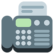 📠 Emoji Máquina De Fax en Twitter Twemoji 12.1.3.