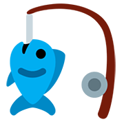 🎣 Emoji Caña De Pescar en Twitter Twemoji 12.1.3.