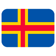 🇦🇽 Emoji Bandera: Islas Åland en Twitter Twemoji 12.1.3.