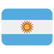 🇦🇷 Emoji Bandera: Argentina en Twitter Twemoji 12.1.3.