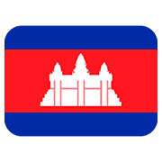 🇰🇭 Emoji Bandeira: Camboja na Twitter Twemoji 12.1.3.
