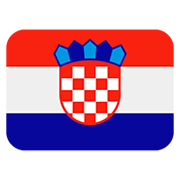 🇭🇷 Emoji Bandera: Croacia en Twitter Twemoji 12.1.3.