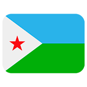 🇩🇯 Emoji Bandera: Yibuti en Twitter Twemoji 12.1.3.
