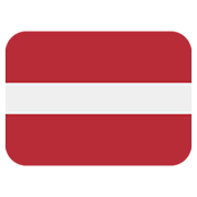 🇱🇻 Emoji Bandera: Letonia en Twitter Twemoji 12.1.3.