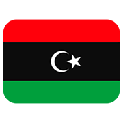 🇱🇾 Emoji Bandera: Libia en Twitter Twemoji 12.1.3.