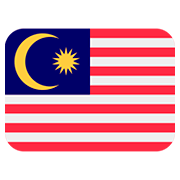🇲🇾 Emoji Bandera: Malasia en Twitter Twemoji 12.1.3.
