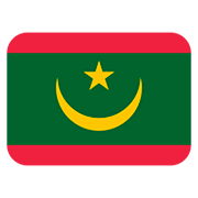 🇲🇷 Emoji Flagge: Mauretanien Twitter Twemoji 12.1.3.