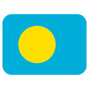 🇵🇼 Emoji Flagge: Palau Twitter Twemoji 12.1.3.