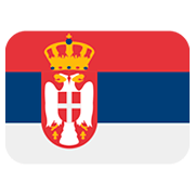 🇷🇸 Emoji Bandera: Serbia en Twitter Twemoji 12.1.3.