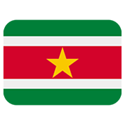 🇸🇷 Emoji Bandera: Surinam en Twitter Twemoji 12.1.3.