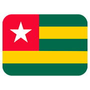 Émoji 🇹🇬 Drapeau : Togo sur Twitter Twemoji 12.1.3.