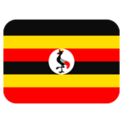 🇺🇬 Emoji Bandera: Uganda en Twitter Twemoji 12.1.3.