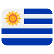 Émoji 🇺🇾 Drapeau : Uruguay sur Twitter Twemoji 12.1.3.