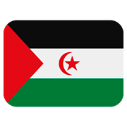Émoji 🇪🇭 Drapeau : Sahara Occidental sur Twitter Twemoji 12.1.3.