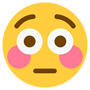 Emoji 😳 Faccina Imbarazzata su Twitter Twemoji 12.1.3.