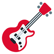 🎸 Emoji Guitarra na Twitter Twemoji 12.1.3.