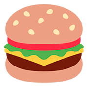 Emoji 🍔 Hamburger su Twitter Twemoji 12.1.3.