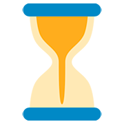 ⏳ Emoji Reloj De Arena Con Tiempo en Twitter Twemoji 12.1.3.