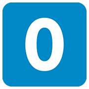 Emoji 0️⃣ Tasto: 0 su Twitter Twemoji 12.1.3.