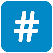 #️⃣ Emoji Teclas: # en Twitter Twemoji 12.1.3.
