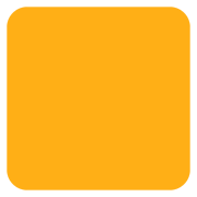 🟧 Emoji Quadrado Laranja na Twitter Twemoji 12.1.3.