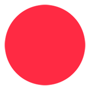 🔴 Emoji Círculo Rojo Grande en Twitter Twemoji 12.1.3.