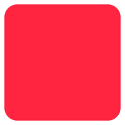 🟥 Emoji Quadrado Vermelho na Twitter Twemoji 12.1.3.