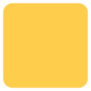 🟨 Emoji Quadrado Amarelo na Twitter Twemoji 12.1.3.