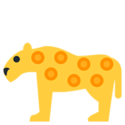 🐆 Emoji Leopardo en Twitter Twemoji 12.1.3.