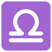Emoji ♎ Segno Zodiacale Della Bilancia su Twitter Twemoji 12.1.3.