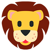 Emoji 🦁 Leone su Twitter Twemoji 12.1.3.