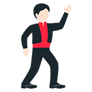 🕺🏻 Emoji Homem Dançando: Pele Clara na Twitter Twemoji 12.1.3.