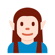 Emoji 🧝🏻‍♂️ Elfo Uomo: Carnagione Chiara su Twitter Twemoji 12.1.3.