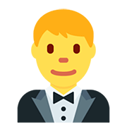🤵 Emoji Person im Smoking Twitter Twemoji 12.1.3.