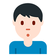 Emoji 🙎🏻‍♂️ Uomo Imbronciato: Carnagione Chiara su Twitter Twemoji 12.1.3.