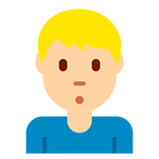 🙎🏼‍♂️ Emoji schmollender Mann: mittelhelle Hautfarbe Twitter Twemoji 12.1.3.