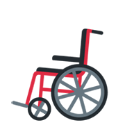 🦽 Emoji manueller Rollstuhl Twitter Twemoji 12.1.3.