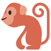 Emoji 🐒 Scimmia su Twitter Twemoji 12.1.3.