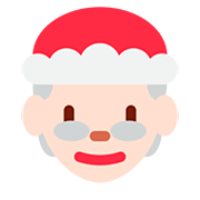 🤶🏻 Emoji Weihnachtsfrau: helle Hautfarbe Twitter Twemoji 12.1.3.