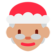 Émoji 🤶🏽 Mère Noël : Peau Légèrement Mate sur Twitter Twemoji 12.1.3.