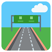 Emoji 🛣️ Autostrada su Twitter Twemoji 12.1.3.