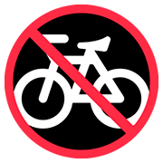 🚳 Emoji Bicicletas Prohibidas en Twitter Twemoji 12.1.3.