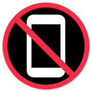 📵 Emoji Mobiltelefone verboten Twitter Twemoji 12.1.3.