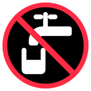 Emoji 🚱 Simbolo Di Acqua Non Potabile su Twitter Twemoji 12.1.3.