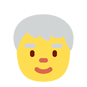 Emoji 🧓 Adulto Anziano su Twitter Twemoji 12.1.3.
