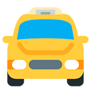 Émoji 🚖 Taxi De Face sur Twitter Twemoji 12.1.3.