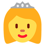 👸 Emoji Princesa en Twitter Twemoji 12.1.3.
