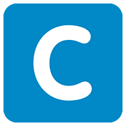 Emoji 🇨 Lettera simbolo indicatore regionale C su Twitter Twemoji 12.1.3.
